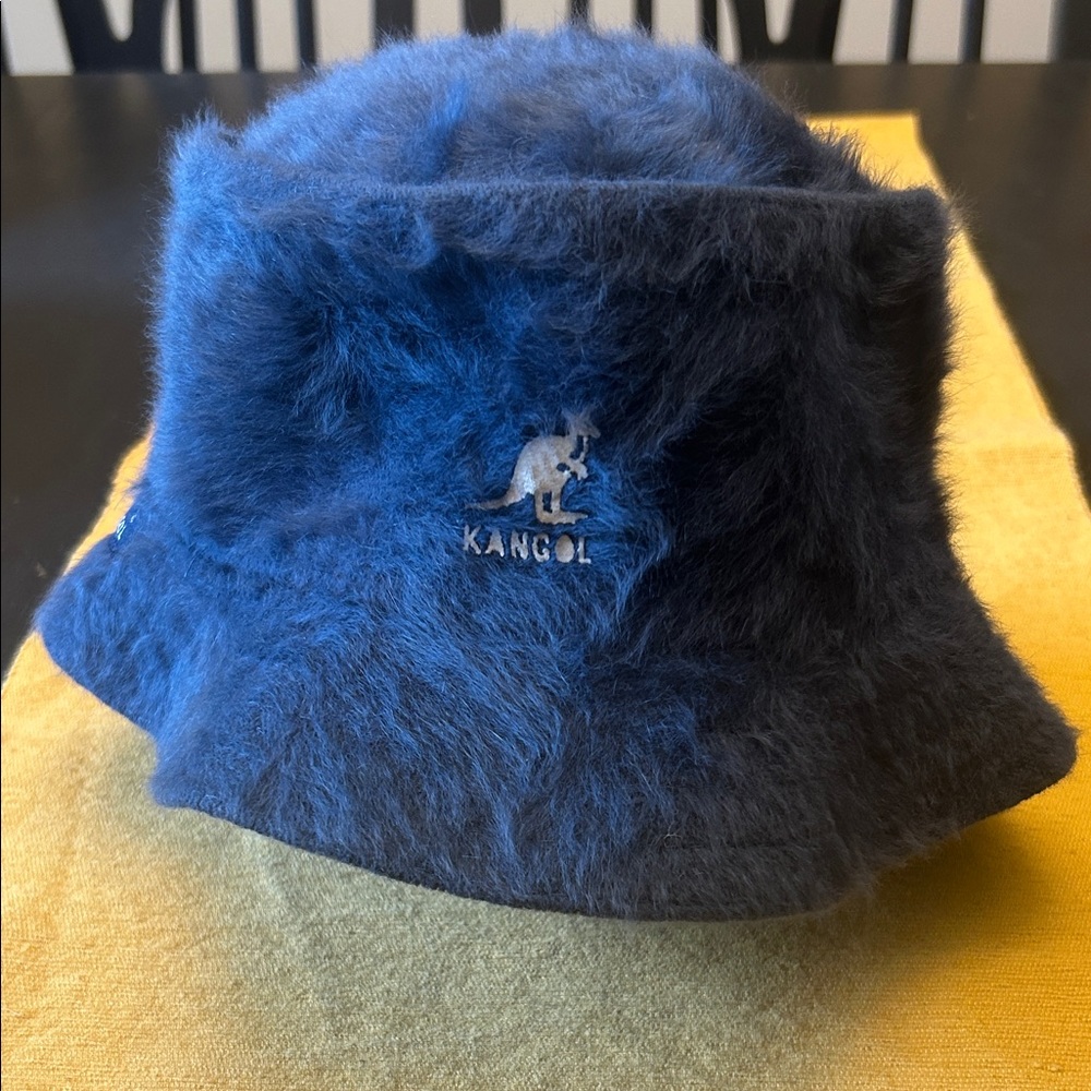 Kangol Fuzzy Blue Bucket Hat